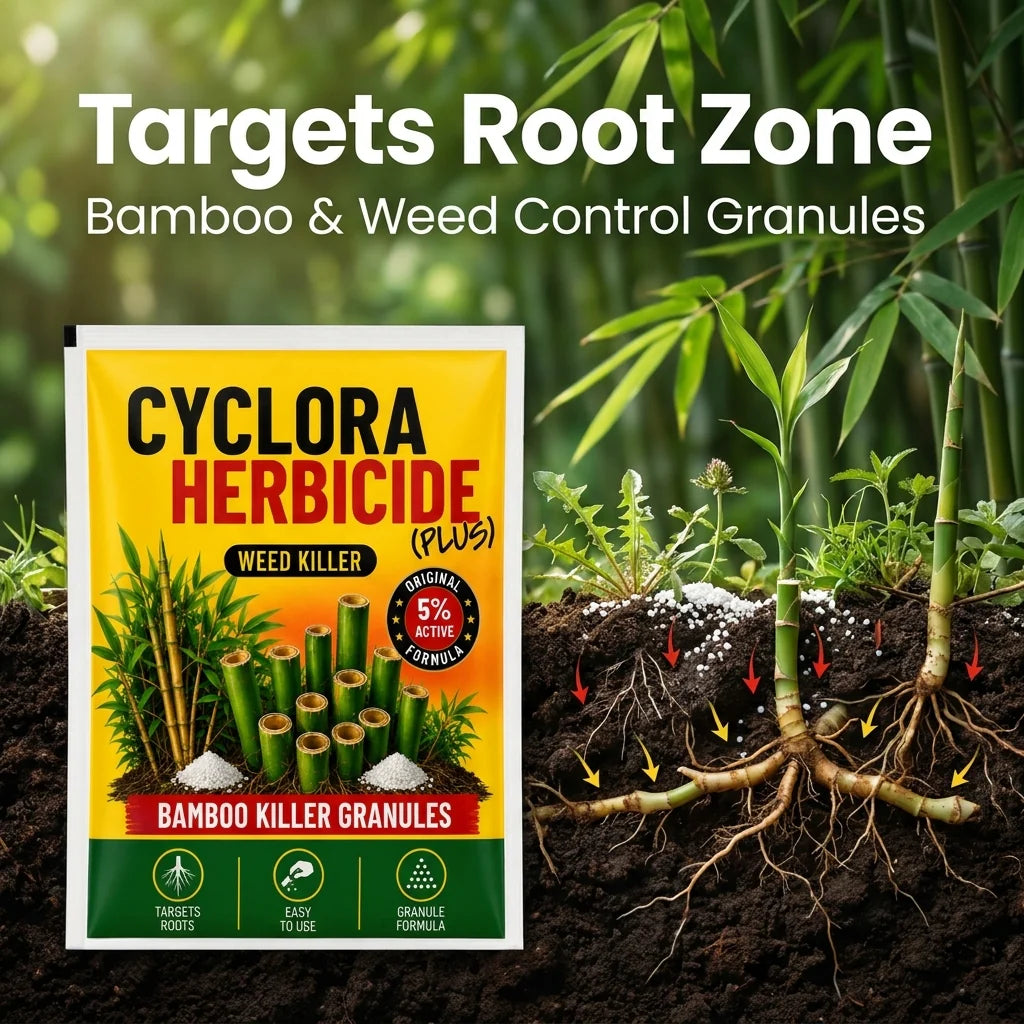 CYCLORA HERBICIDE PLUS WEED KILLER GRANULES (PACK OF 2 × 250G)