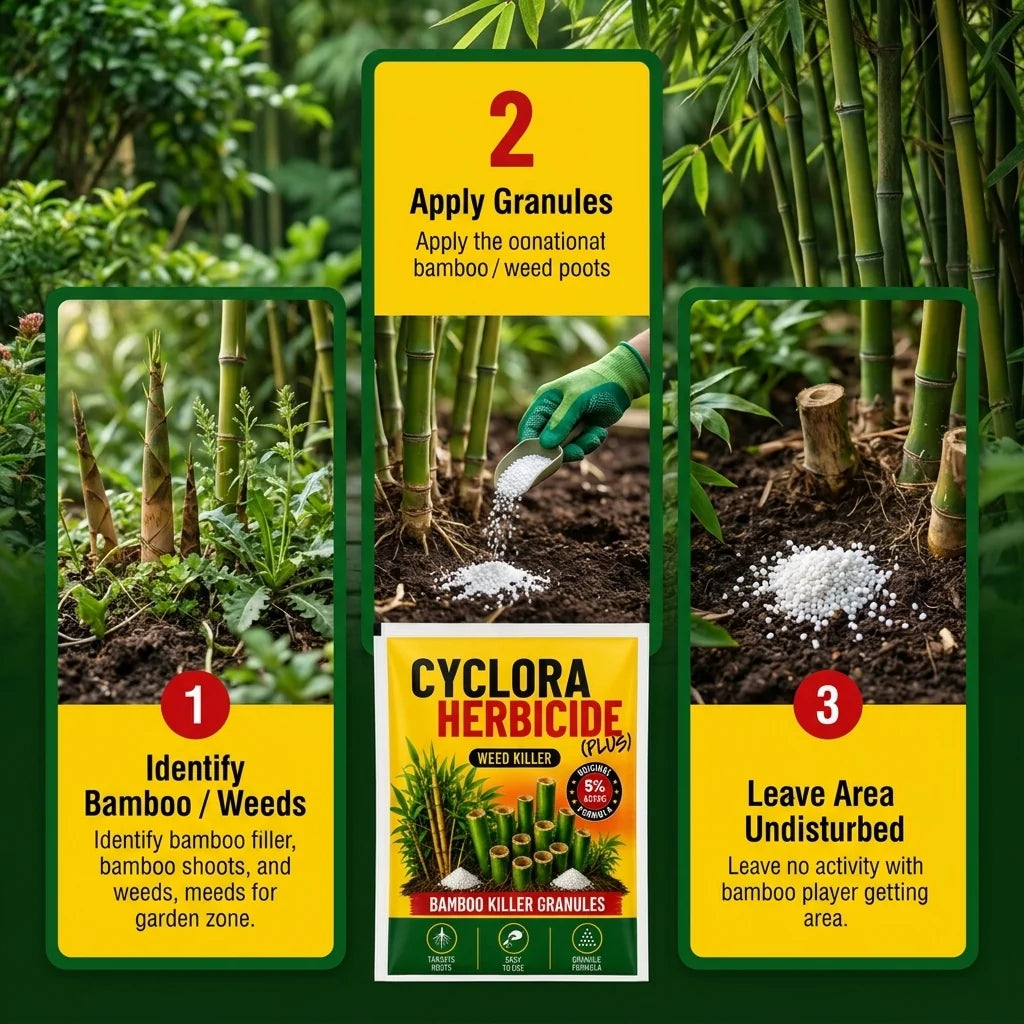 CYCLORA HERBICIDE PLUS WEED KILLER GRANULES (PACK OF 2 × 250G)